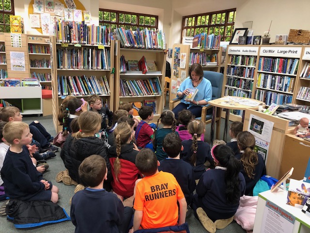 Public Library Class Blog Class Library visit with author of “The Gollogans” Helen O’Sullivan